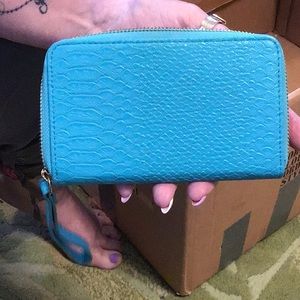 Womens Indigo Wallet